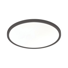 AFX Lighting, Inc. EGRF2440LAJUDBK - Edge Rnd Lrg 24'' LED Flush Mount 120-277V 40W 5CCT BK