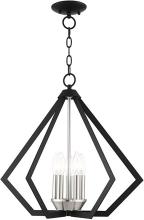 Livex Lighting 40925-04 - 5 Lt Black Chandelier