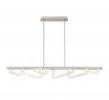 Lib & Co. US 12179-041 - Arezzo, Linear LED Chandelier, Painted Brushed Champagne