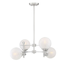 Savoy House 1-4501-4-SN - Medina 4-Light Chandelier in Satin Nickel