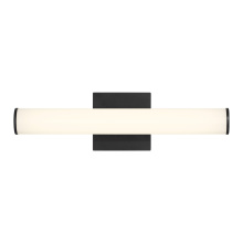 Savoy House 8-8888-18-BK - Colt 18" Contemporary LED Cylinder Vanity Light in Black