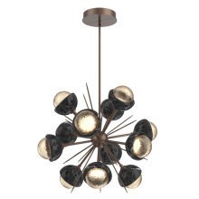 Hammerton CHB0093-0A-BB-A-001-L1-BM - Cabochon Chandelier Large Pendant Burnished Bronze