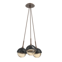 Hammerton CHB0093-0E-BB-A-C01-L1-BM - Cabochon Multi Light Pendant Single Port Canopy Burnished Bronze