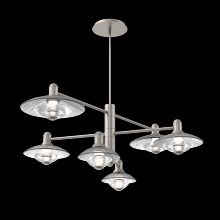 Hammerton CHB0098-L6-BS-CG-001-L3 - Mobile - 6pc - Cirrus (warm glass and cast glass)