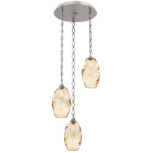 Hammerton CNB0035-03-BS-OA-CH1-E2 - Ellisse Round 3pc Multi-Pendant with Chain