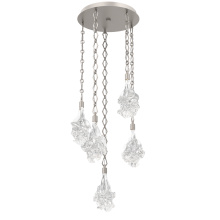 Hammerton CNB0059-05-BS-BC-CH1-L1 - Blossom Round 5pc Multi-Pendant Chain