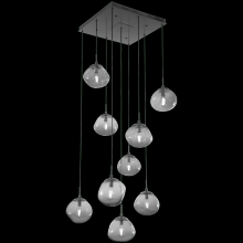 Hammerton CHB0064-09-BS-A-C01-E2 - Nova Square 9pc Multi-Pendant (Bulb)