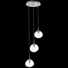 Hammerton CHB0068-03-BS-FA-C01-L1 - Nova Round 3pc Multi-Pendant (LED)
