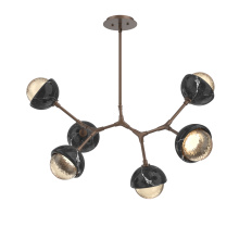 Hammerton PLB0093-BA-BB-A-001-L1-BM - Cabochon Linear Suspension Light Billiard Light Burnished Bronze