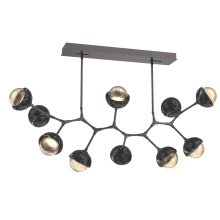 Hammerton PLB0093-BC-GP-A-001-L1-BM - Cabochon Linear Suspension Light Billiard Light Graphite