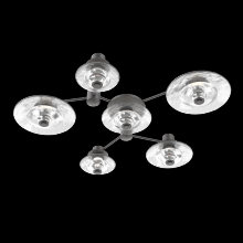 Hammerton SMB0098-H6-GP-CG-L3 - Hub & Spoke - Cirrus - Round - 6pc (warm glass and cast glass)