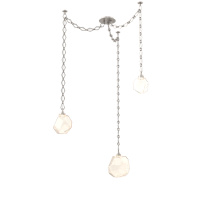 Hammerton SNB0039-03-BS-A-CH1-L1 - Gem Multi Light Pendant Multi Port Canopy Beige Silver