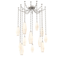 Hammerton SNB0049-12-BS-RA-CH1-L1 - Aalto Multi Light Pendant Multi Port Canopy Beige Silver