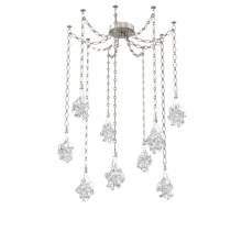 Hammerton SNB0059-09-BS-BC-CH1-L1 - Blossom Round 9pc Swag Multi-Pendant Chain