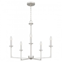 Quoizel PRC5026BN - Prescott 5-Light Brushed Nickel Chandelier