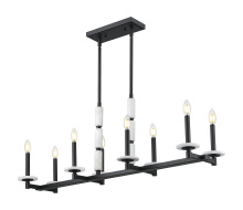 Z-Lite 3045-8L-MB - 8 Light Linear Chandelier