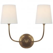 Visual Comfort & Co. Signature Collection TOB 2077HAB-L-CL - Vendome 16" Cordless Single Sconce