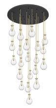 Innovations Lighting 148BK-451-1P-BB-G451-7CL - Owego - 21 Light - 48 inch - Brushed Brass - Multi Pendant