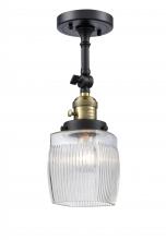 Innovations Lighting 201FSW-BAB-G302 - Colton 1 Light Semi-Flush Mount