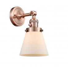 Innovations Lighting 203SW-AC-G61-LED - Cone - 1 Light - 6 inch - Antique Copper - Adjustable Sconce