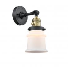 Innovations Lighting 203SW-BAB-G181S-LED - Canton - 1 Light - 5 inch - Black Antique Brass - Adjustable Sconce