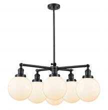 Innovations Lighting 207-6CR-BK-G201-8 - Beacon Chandelier