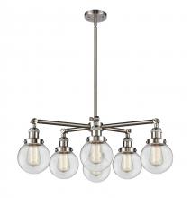 Innovations Lighting 207-6CR-SN-G202-6 - Beacon Chandelier