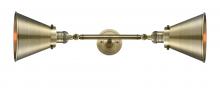 Innovations Lighting 208L-AB-M13-AB - Appalachian - 2 Light - 8 inch - Antique Brass - Adjustable Bath Vanity Light