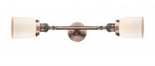 Innovations Lighting 208L-AC-G51 - Bell - 2 Light - 5 inch - Antique Copper - Adjustable Bath Vanity Light