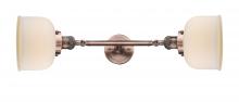Innovations Lighting 208L-AC-G71 - Bell - 2 Light - 8 inch - Antique Copper - Adjustable Bath Vanity Light