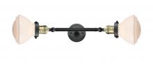 Innovations Lighting 208L-BAB-G321 - Olean - 2 Light - 7 inch - Black Antique Brass - Adjustable Bath Vanity Light
