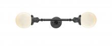 Innovations Lighting 208L-OB-G201-6 - Beacon - 2 Light - 6 inch - Oil Rubbed Bronze - Adjustable Bath Vanity Light
