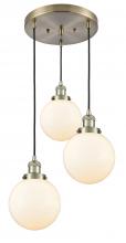 Innovations Lighting 211/3-AB-G201-8 - Beacon Multi-Pendant