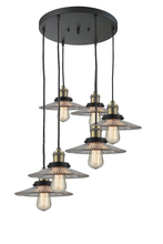 Innovations Lighting 212/6-BBB-G2 - 6 Light Multi-Pendant