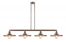 Innovations Lighting 214-AC-MFR-AC-12 - Appalachian - 4 Light - 57 inch - Antique Copper - Stem Hung - Island Light