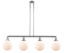 Innovations Lighting 214-PC-G201-10 - Beacon - 4 Light - 54 inch - Polished Chrome - Stem Hung - Adjustable Island Light