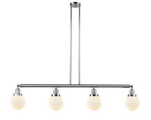 Innovations Lighting 214-PC-G201-6 - Beacon - 4 Light - 51 inch - Polished Chrome - Stem Hung - Adjustable Island Light