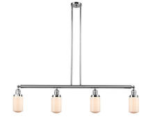 Innovations Lighting 214-PC-G311 - Dover - 4 Light - 49 inch - Polished Chrome - Stem Hung - Adjustable Island Light
