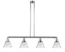 Innovations Lighting 214-PC-G42 - Cone - 4 Light - 52 inch - Polished Chrome - Stem Hung - Adjustable Island Light