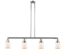 Innovations Lighting 214-PC-G51 - Bell - 4 Light - 50 inch - Polished Chrome - Stem Hung - Adjustable Island Light