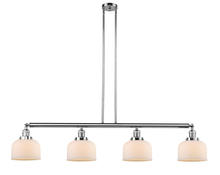 Innovations Lighting 214-PC-G71 - Bell - 4 Light - 53 inch - Polished Chrome - Stem Hung - Adjustable Island Light
