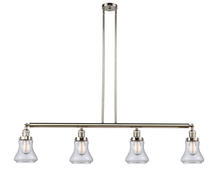 Innovations Lighting 214-PN-G192 - Bellmont - 4 Light - 51 inch - Polished Nickel - Stem Hung - Adjustable Island Light