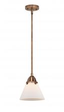 Innovations Lighting 288-1S-AC-G41-LED - Cone - 1 Light - 8 inch - Antique Copper - Cord hung - Mini Pendant