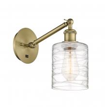 Innovations Lighting 317-1W-AB-G1113 - Cobbleskill - 1 Light - 5 inch - Antique Brass - Adjustable Sconce