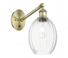 Innovations Lighting 317-1W-AB-G459-6CL - Preston Bulb - 1 Light - 6 inch - Antique Brass - Sconce