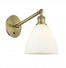 Innovations Lighting 317-1W-AB-GBD-751 - Bristol - 1 Light - 8 inch - Antique Brass - Adjustable Sconce