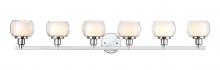 Innovations Lighting 330-6W-PC-CLW - Cairo - 6 Light - 45 inch - Polished Chrome - Bath Vanity Light