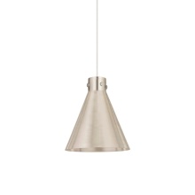 Innovations Lighting 410-1PL-SN-M411-14SN - Newton Cone - 1 Light - 14 inch - Satin Nickel - Cord hung - Pendant