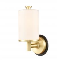Innovations Lighting 418-1W-BSB-G4181-LED - Marlowe - 1 Light - 5 inch - Black Satin Brass - Bath Vanity Light