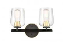 Innovations Lighting 420-2W-BSB-CL-LED - Remy - 2 Light - 15 inch - Black Satin Brass - Bath Vanity Light